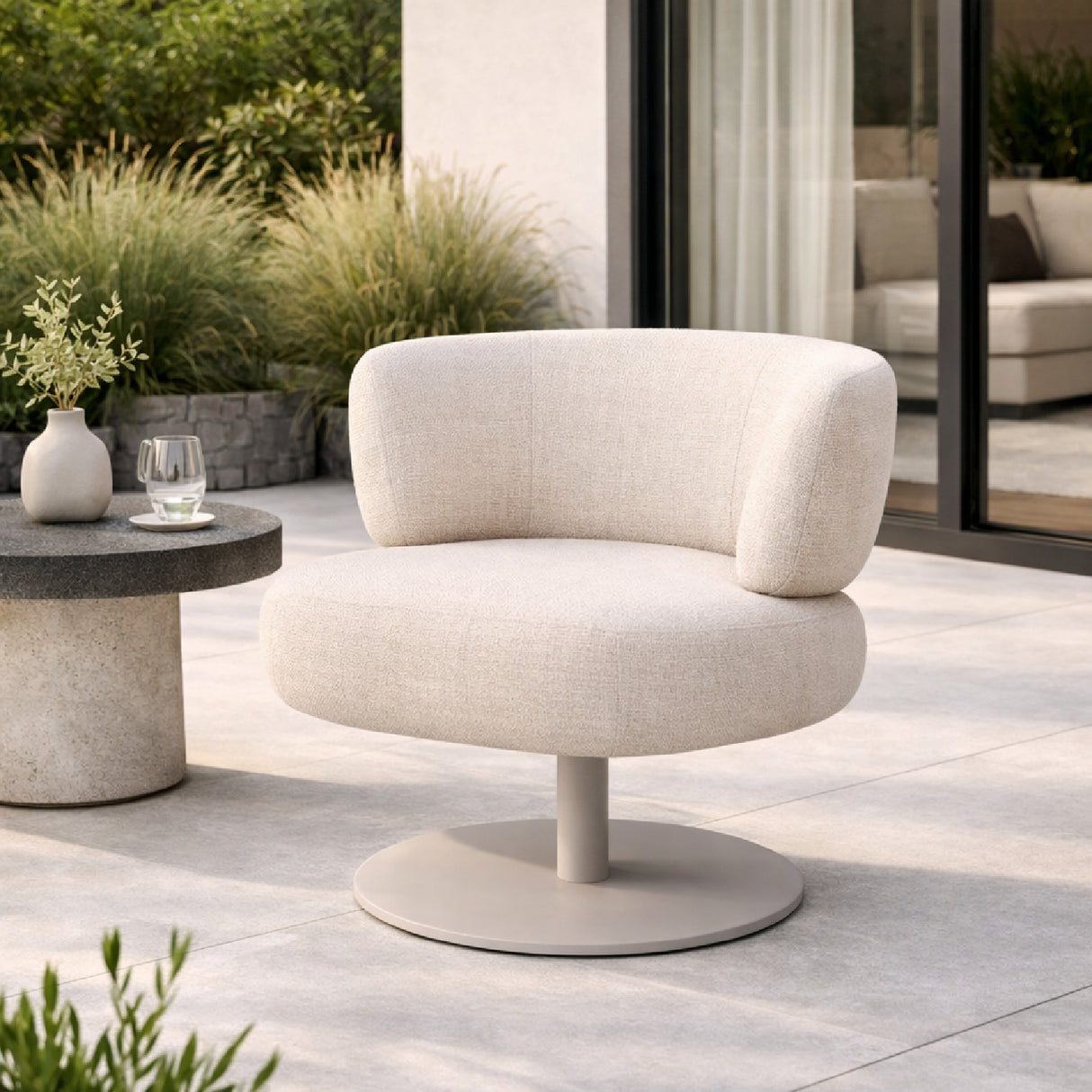   Outdoor Swivel Dining Chair | Oroa.com