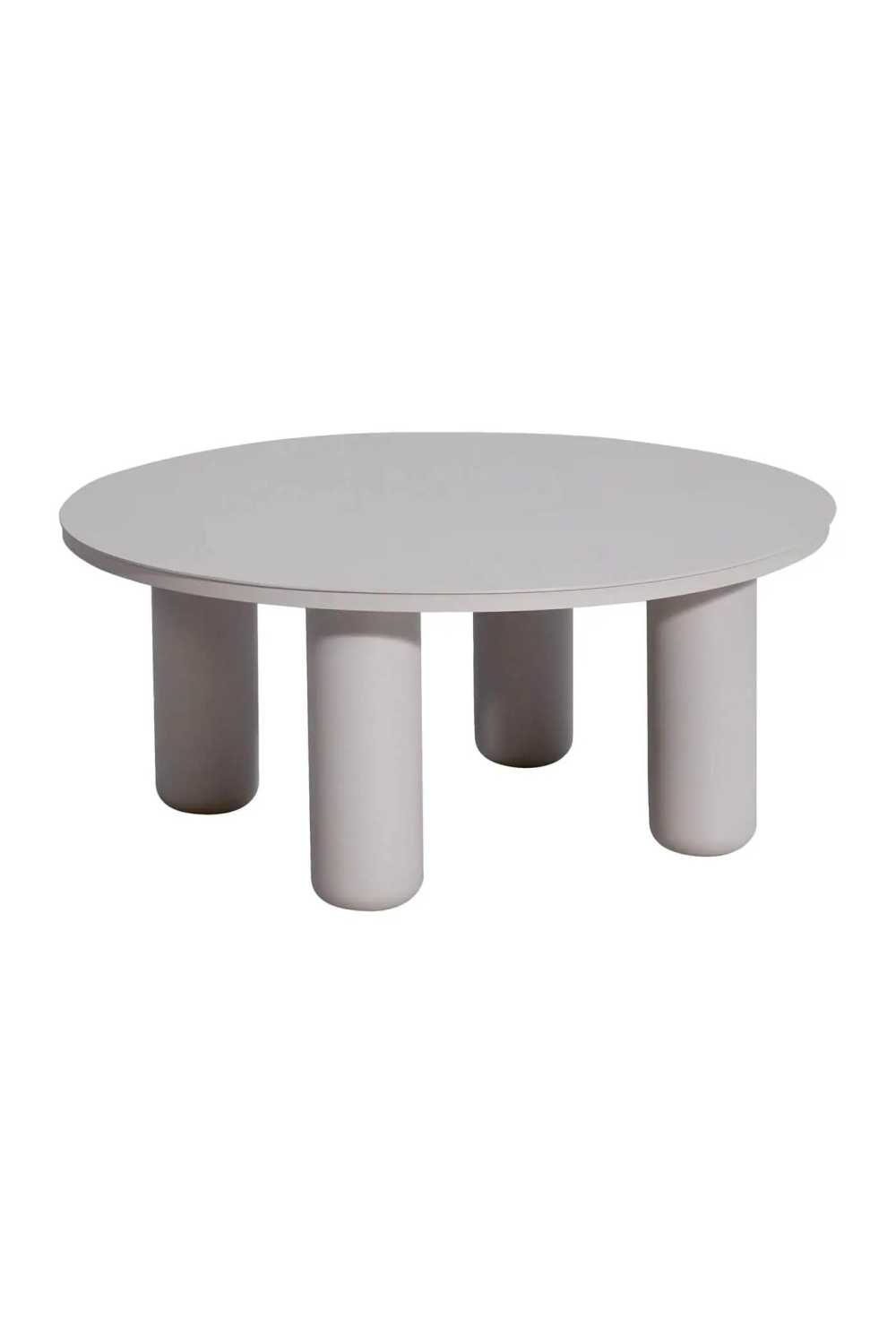 Beige Round Outdoor Coffee Table | Richmond Interiors Quinn | Oroa.com