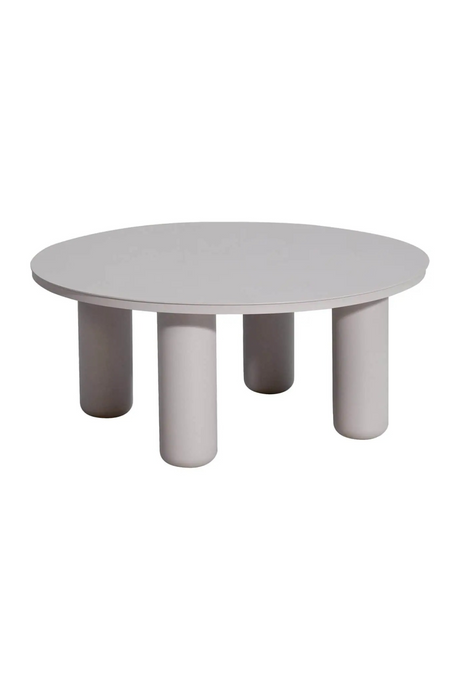 Beige Round Outdoor Coffee Table | Richmond Interiors Quinn | Oroa.com