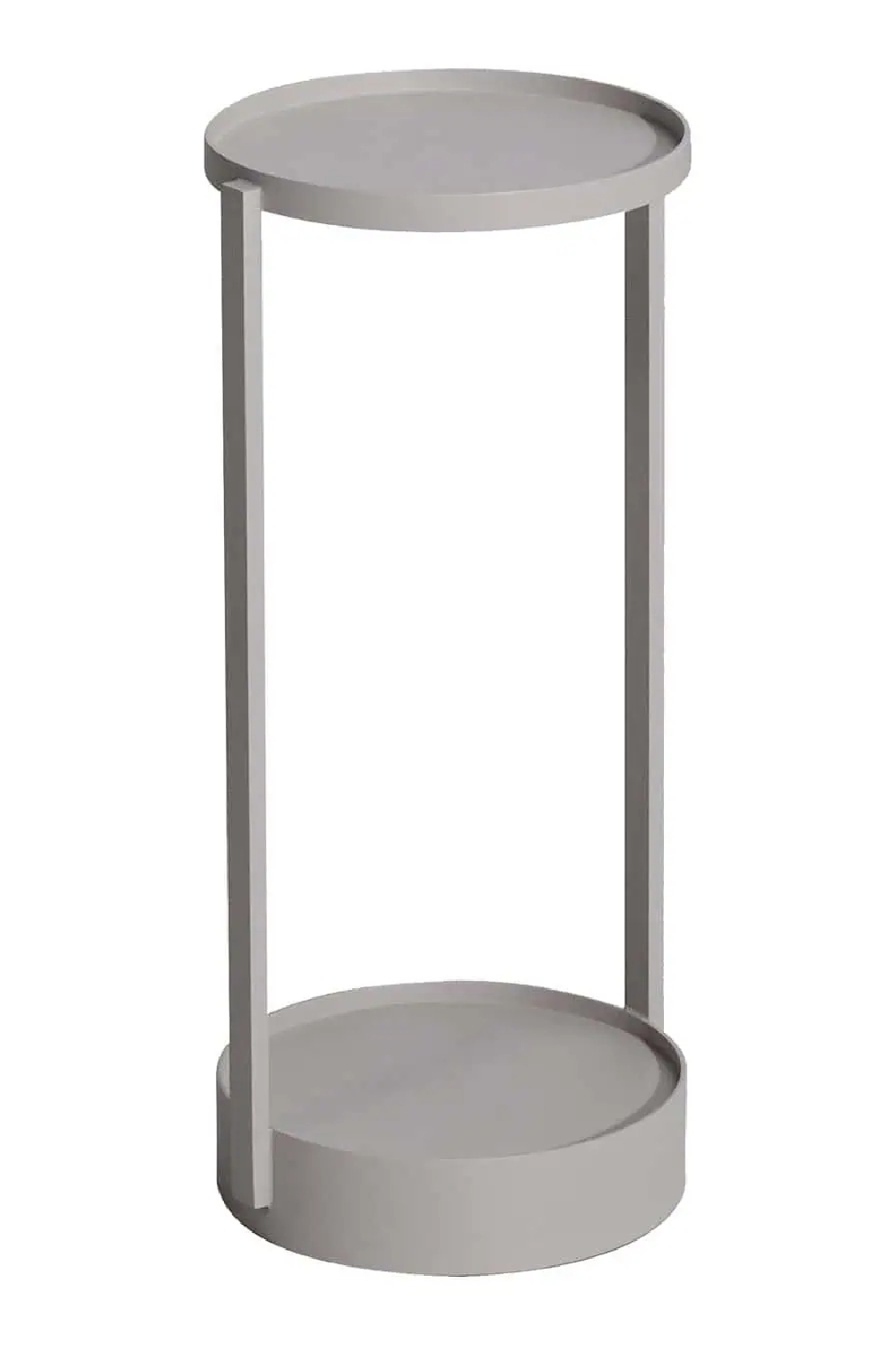 Round Beige Outdoor End Table | Richmond Interiors Reed | Oroa.com