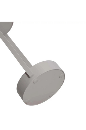 Round Beige Outdoor End Table | Richmond Interiors Reed | Oroa.com