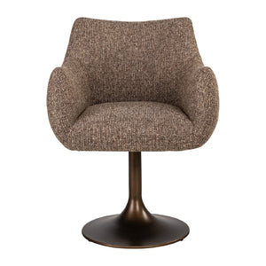   Modern European furniture - Upholstered Dining Swivel Chair - www.oroa.com | Oroa.com
