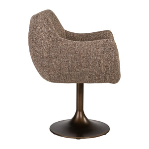   Modern European furniture - Upholstered Dining Swivel Chair - www.oroa.com | Oroa.com