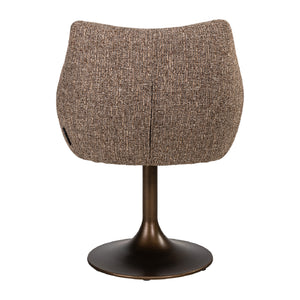   Modern European furniture - Upholstered Dining Swivel Chair - www.oroa.com | Oroa.com