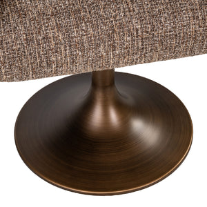   Modern European furniture - Upholstered Dining Swivel Chair - www.oroa.com | Oroa.com