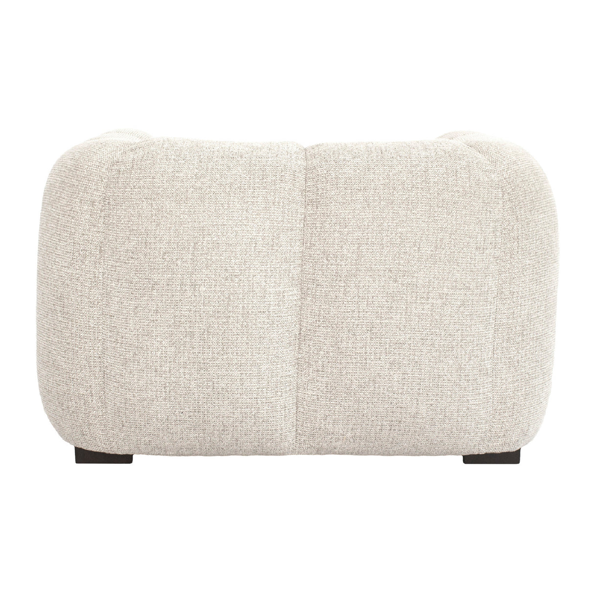 Modern European furniture - Cream Channeled Lounge Chair - www.oroa.com