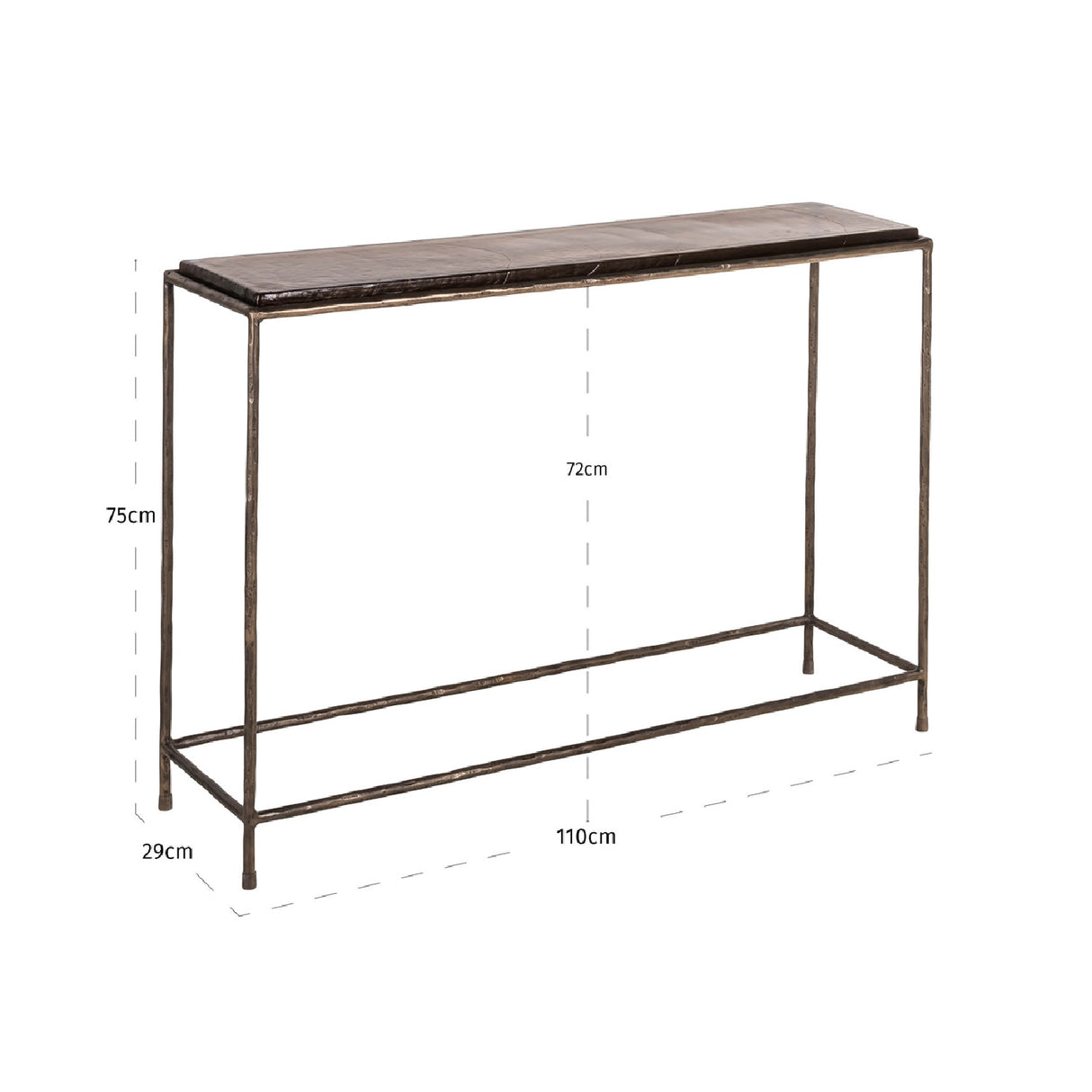   Modern European furniture - Bronze Console Table - www.oroa.com | Oroa.com