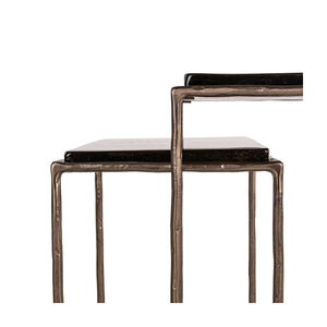   Modern European furniture - Bronze End Table Set (2) - www.oroa.com | Oroa.com
