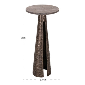   Modern European furniture - Bronze Base End Table - www.oroa.com | Oroa.com
