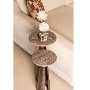   Modern European furniture - Bronze Base End Table - www.oroa.com | Oroa.com