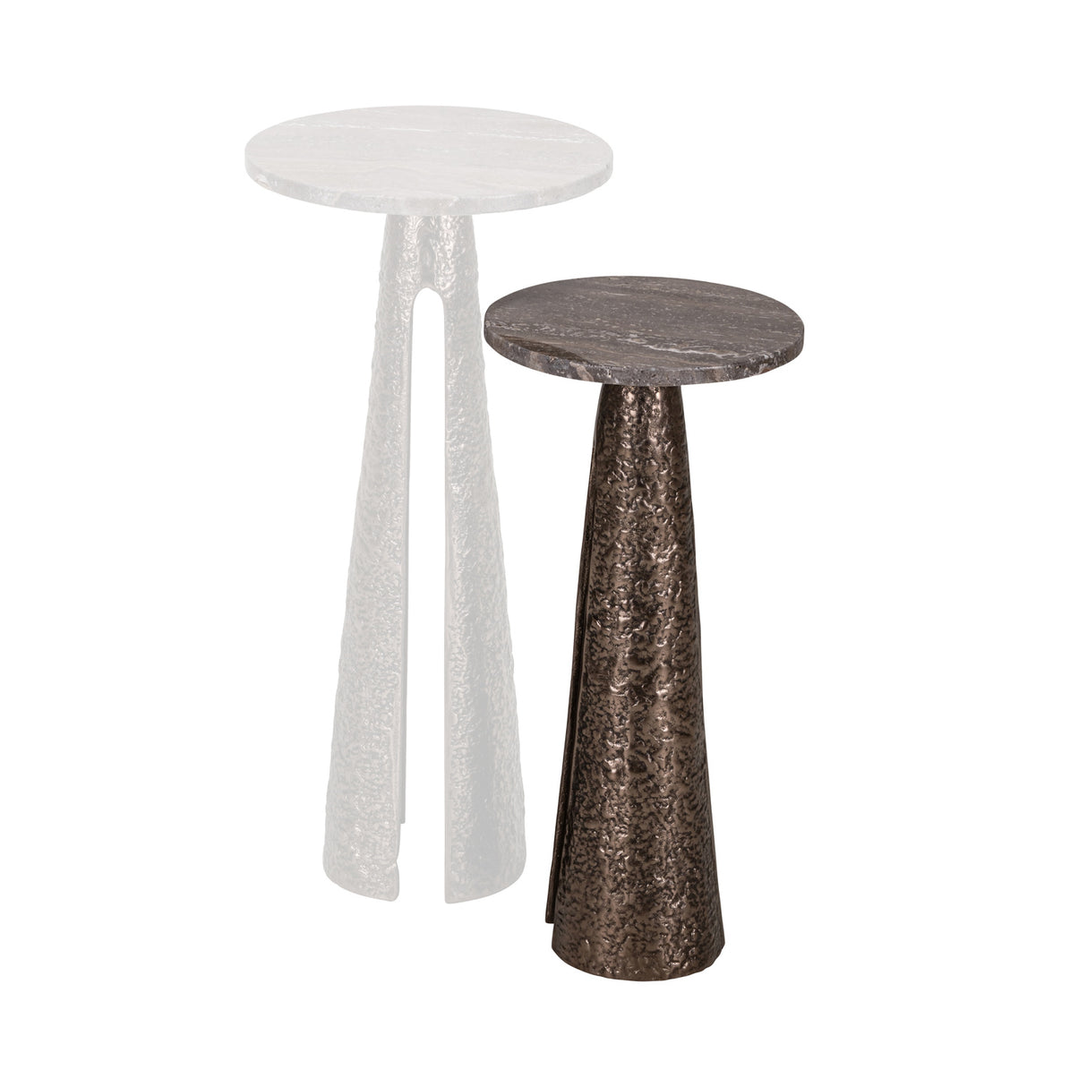   Modern European furniture - Bronze Base End Table - www.oroa.com | Oroa.com