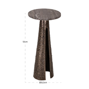   Modern European furniture - Bronze Base End Table - www.oroa.com | Oroa.com