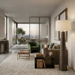   Modern European furniture - Antique Brass Floor Lamp - www.oroa.com | Oroa.com