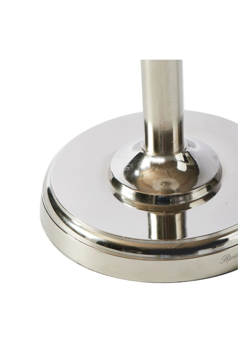 Silver Adjustable Pedestal Side Table | Rivièra Maison Venice | Oroa.com