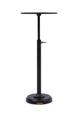 Black Aluminum Pedestal End Table | Rivièra Maison Venice | Oroa.com