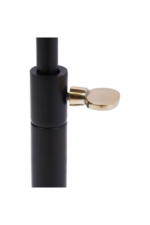 Black Aluminum Pedestal End Table | Rivièra Maison Venice | Oroa.com