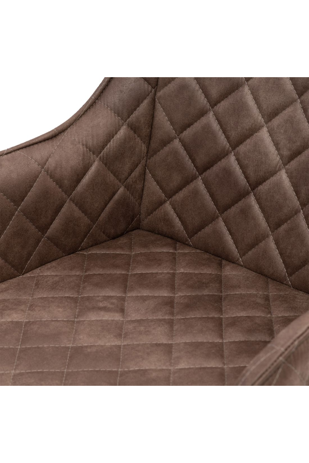 Quilted Leather Counter Stool | Rivièra Maison Frisco Drive | Oroa.com