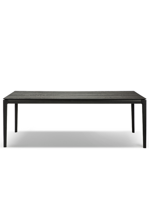 Black Oak Minimalist Dining Table | Ethnicraft Bok | Oroa.com