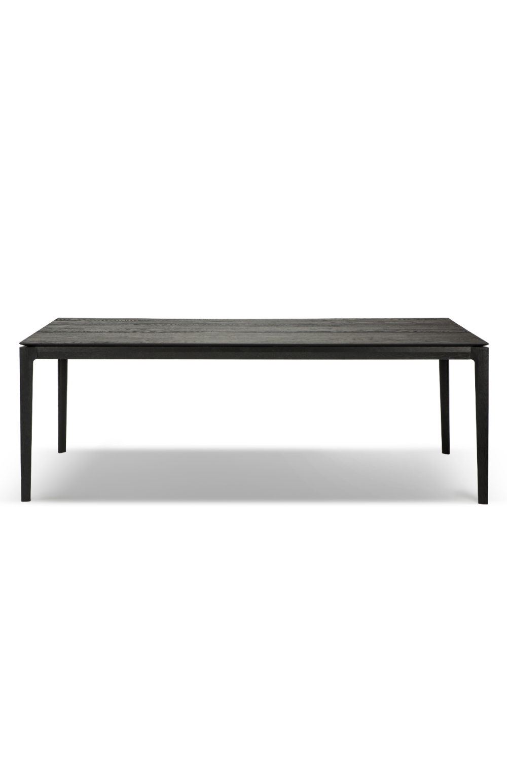 Black Oak Minimalist Dining Table | Ethnicraft Bok | Oroa.com