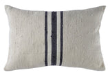 Central Striped Silk Pillow
