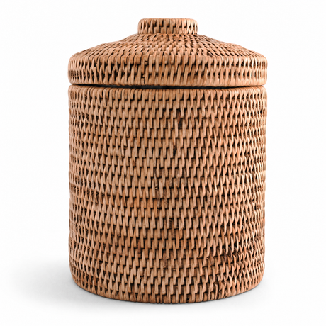 Hand Woven Wicker Rattan Ice Bucket - OROA