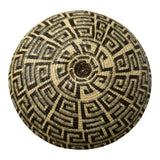 Black And White Greek Key Design Rainforest Basket