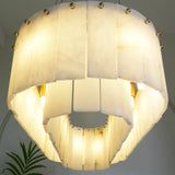 Rectangular Linear Alabaster Chandelier - OROA