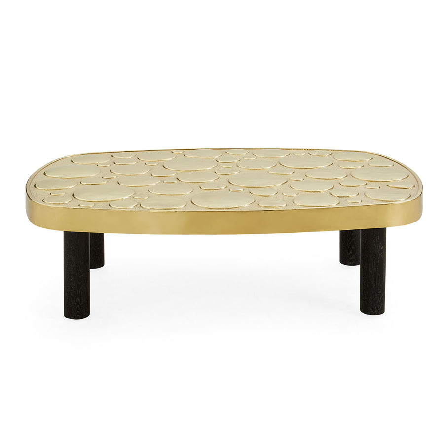 Pebble-Patterned Brass Cocktail Table | Jonathan Adler Reform | Oroa.com
