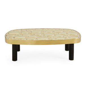 Pebble-Patterned Brass Cocktail Table | Jonathan Adler Reform | Oroa.com