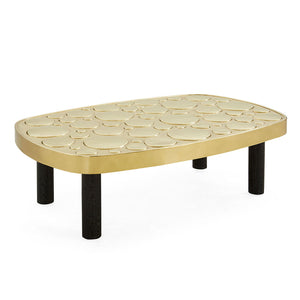 Pebble-Patterned Brass Cocktail Table | Jonathan Adler Reform | Oroa.com