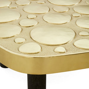 Pebble-Patterned Brass Cocktail Table | Jonathan Adler Reform | Oroa.com