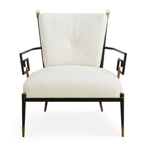 Linen Upholstered Accent Chair | Jonathan Adler Rider | Oroa.com