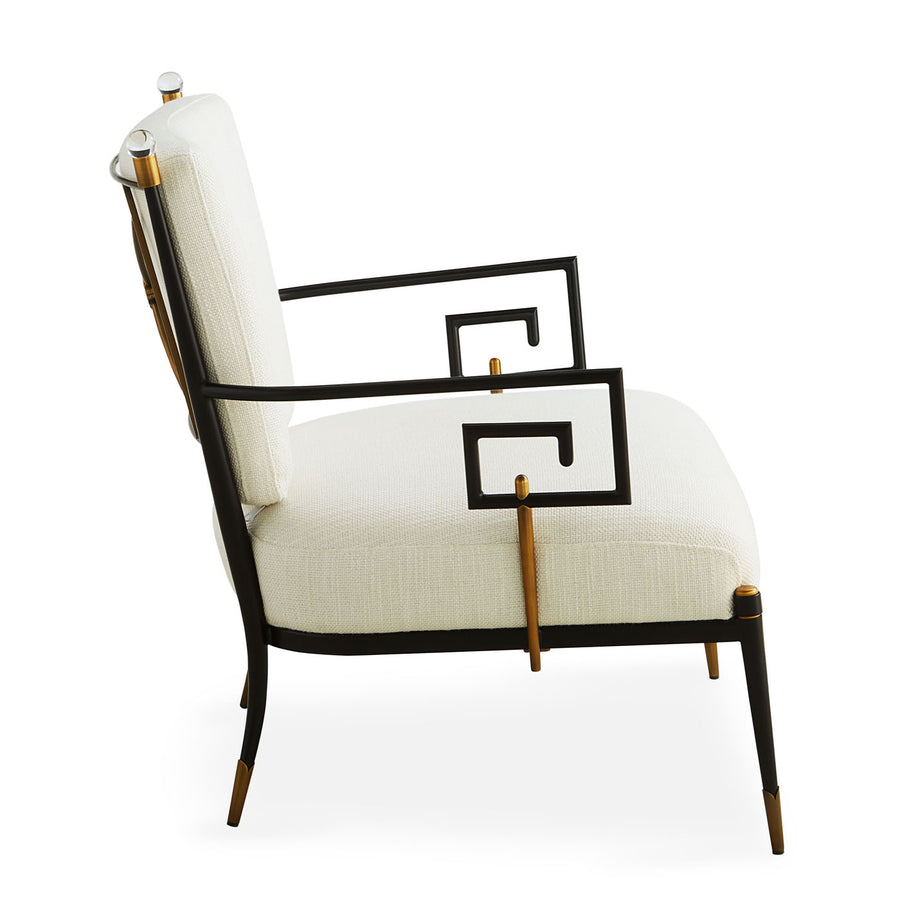 Linen Upholstered Accent Chair | Jonathan Adler Rider | Oroa.com