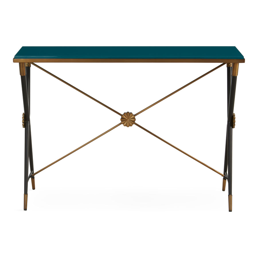 Teal Lacquered Console | Jonathan Adler Rider | Oroa.com