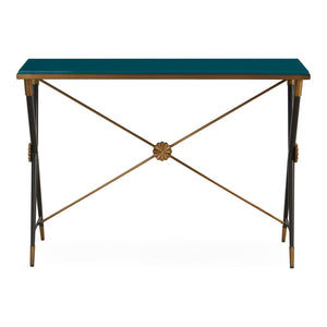 Teal Lacquered Console | Jonathan Adler Rider | Oroa.com