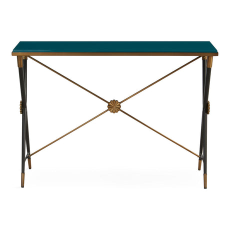 Teal Lacquered Console | Jonathan Adler Rider | Oroa.com