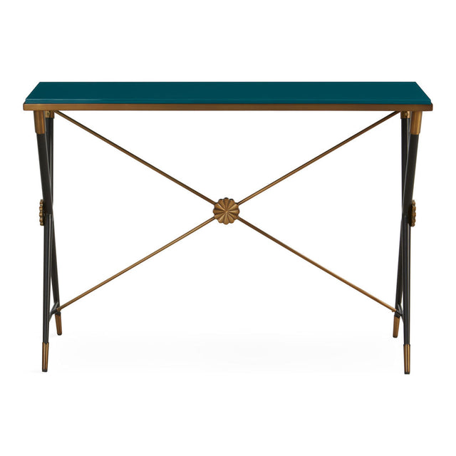 Teal Lacquered Console | Jonathan Adler Rider | Oroa.com