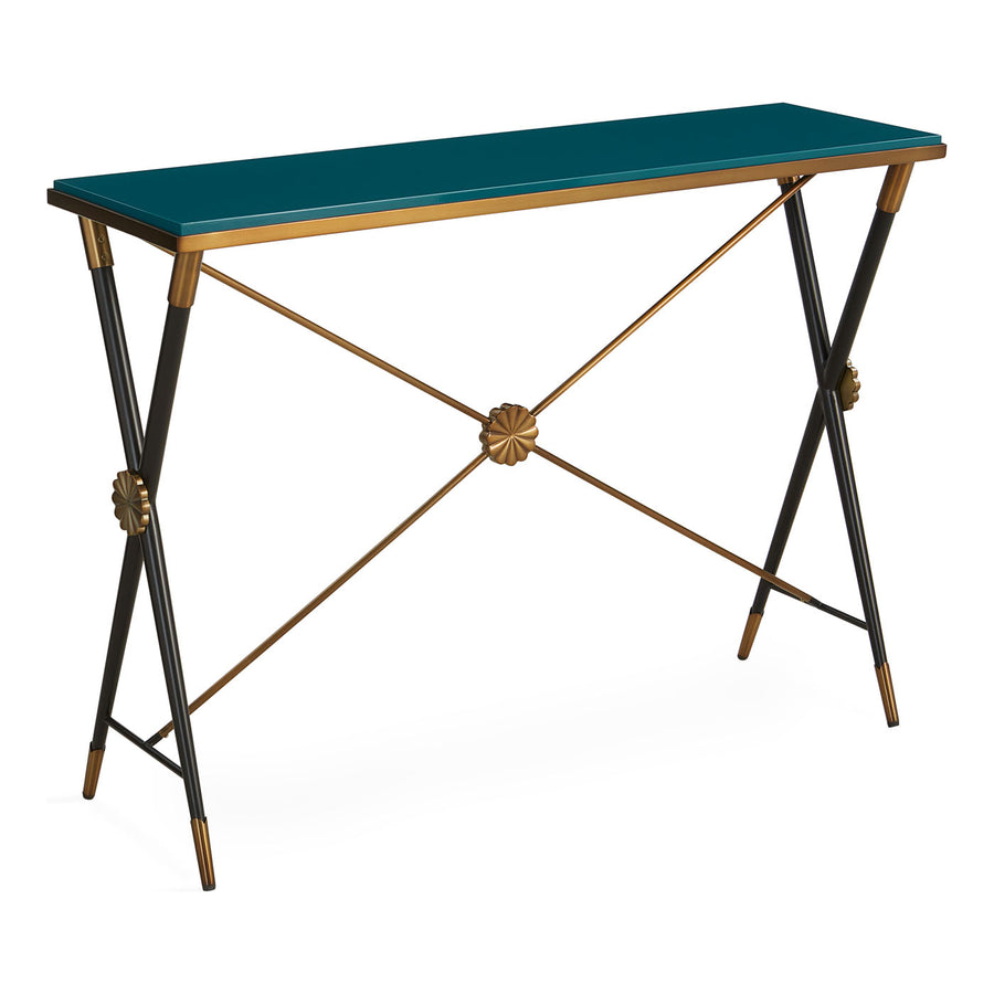 Teal Lacquered Console | Jonathan Adler Rider | Oroa.com