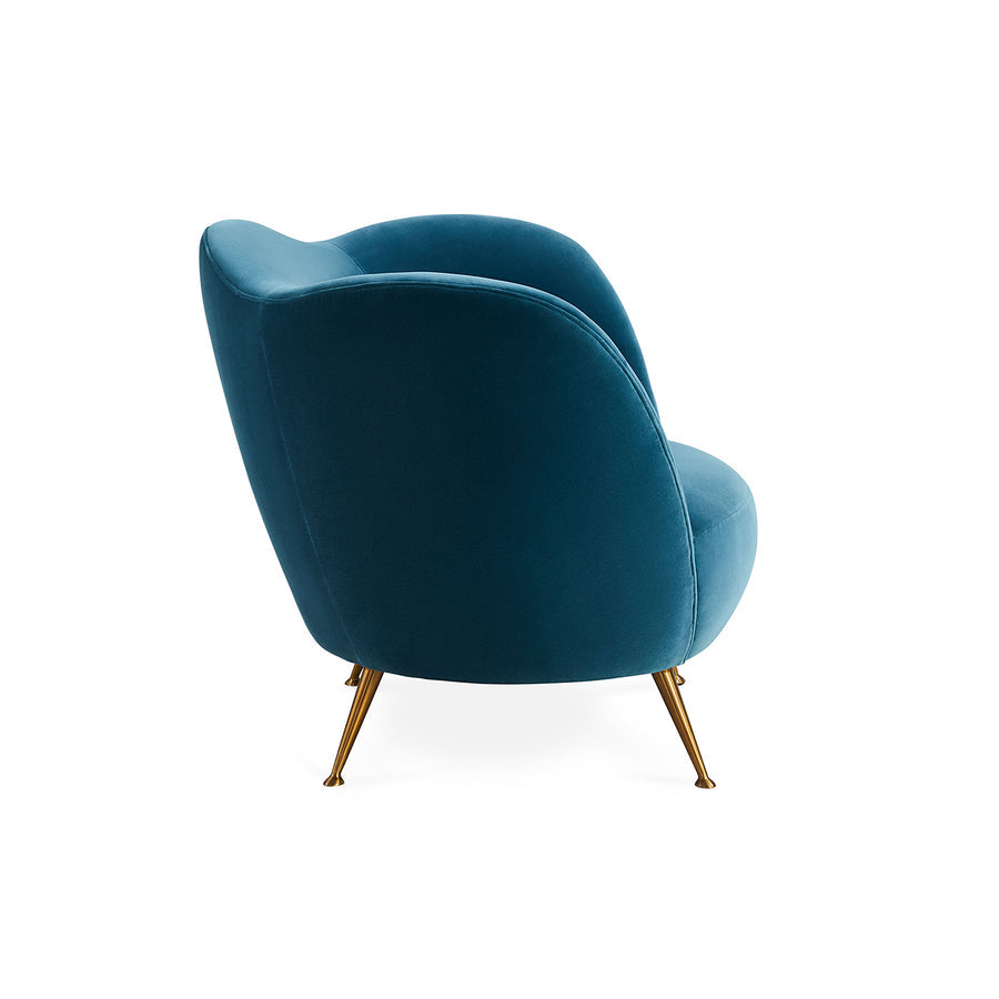 Wave Top Velvet Lounge Chair | Jonathan Adler Ripple | Oroa.com