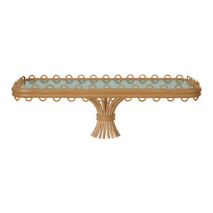 Hand-Coiled Reed Floating Console | Jonathan Adler Riviera | Oroa.com