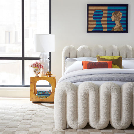 Mappa Wood Accent Table | Jonathan Adler Bond | Oroa.com
