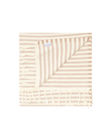 Seychelles Beige Striped Sand Free Beach Towel - OROA
