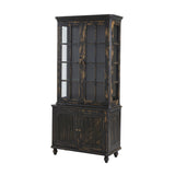 Modern European furniture - 3-Sided Glass Hutch Cabinet - www.oroa.com