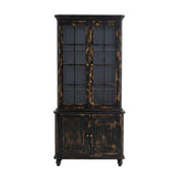 Modern European furniture - 3-Sided Glass Hutch Cabinet - www.oroa.com