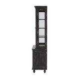 Modern European furniture - 3-Sided Glass Hutch Cabinet - www.oroa.com