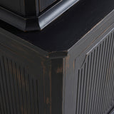 Modern European furniture - 3-Sided Glass Hutch Cabinet - www.oroa.com