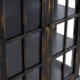 Modern European furniture - 3-Sided Glass Hutch Cabinet - www.oroa.com