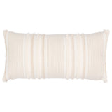 Billy Embroidered Pillow Cover in Natural, Indoor Outdoor Pillow - Schumacher Textiles