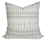 Souk Pillow Cover in Onyx Indigo, Indoor Outdoor Pillows, Peter Dunham Textiles