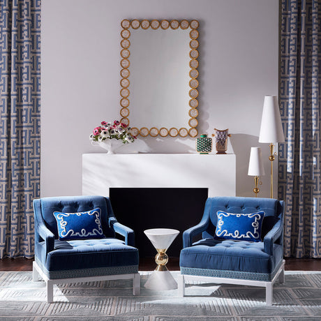White Linen Shade Floor Lamp | Jonathan Adler Caracas | Oroa.com